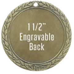 Victory, Tri-Color Enameled Border Medal