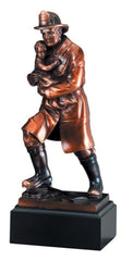 Fireman with Child Award - 11 1/6 inches