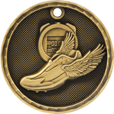Track 3-D 2" Medal