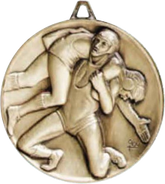 Wrestling High-Quality Satin Finish