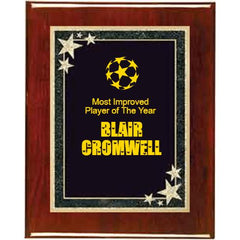 Piano Finish Rosewood Plaque