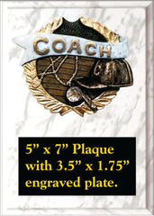 Marble Finish Plaque 5x7