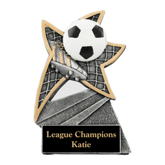 Soccer Jazz Star Resin