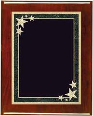 Piano Finish Rosewood Plaque