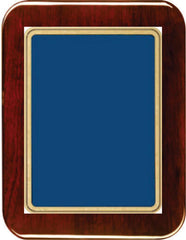 Rosewood Piano Finish Round Corner Plaque