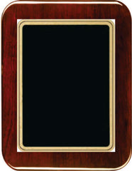 Rosewood Piano Finish Round Corner Plaque