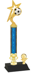 17-1/4" Soccer Gold Star Trophy
