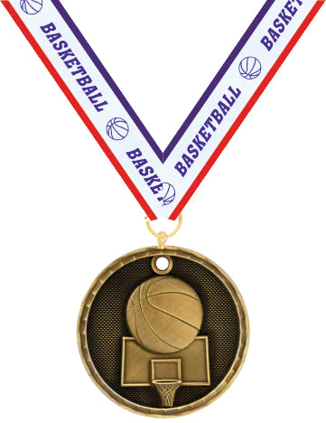 3 D 2" Medal