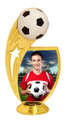 Custom Graphic 4-Column Soccer Trophy